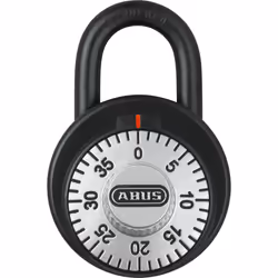 ABUS 78/50 B/DFNLI, Lucchetto convenzionale, Blocco di combinazione, Chiusura principale, Nero, Argento, Acciaio temprato, A ...