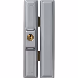 ABUS FTS88 S AL0125, Serratura per finestra, Grigio, Grigio, Monocromatico, Opaco, Blocco a cilindro