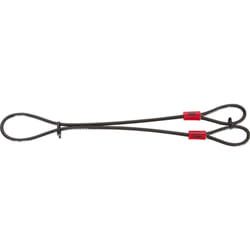 ABUS Cobra Cavo d'acciaio, nero, dimensione 75 cm per uomo