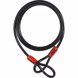 ABUS Cobra Cavo d'acciaio, nero, dimensione 140 cm per uomo
