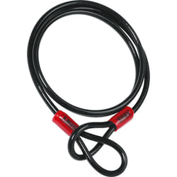 ABUS Cobra Cavo d'acciaio, nero, dimensione 220 cm per uomo
