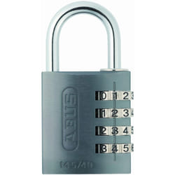 Abus - 495519-145/40TITANIOB Candado aluminio combinacion 40 mm 4 dígitos titanio blister