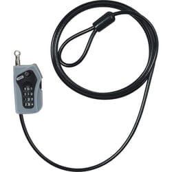 ABUS Combiloop 205 Cavo d'acciaio, nero, dimensione 200 cm per uomo