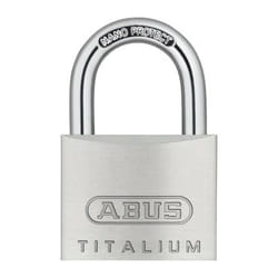 Abus - Lucchetto a cilindro 64TI / 40 gl Corpo serratura-L 40mm Titanio gl 6411