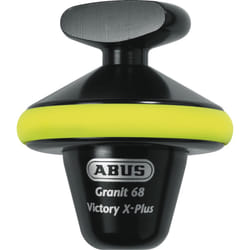 ABUS Granit Victory XPLus 68 Half-Round-Lock Blocco disco freno, nero-giallo per uomo