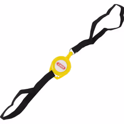 ABUS Memo Roll Up Cable Cavo promemoria, nero-giallo per uomo