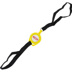 ABUS Memo Roll Up Cable Cavo promemoria, nero-giallo per uomo