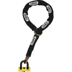 ABUS 58241 antifurto per bicicletta Nero, Giallo 1200 mm Blocco per catena