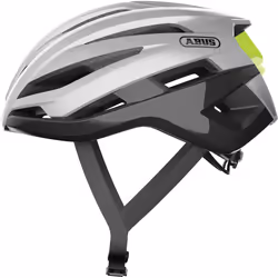 ABUS StormChaser, Nero, Argento, Casco, Unisex, Adulto, Bicicletta elettrica, Fat biking, Mountain bike, Modello Americana