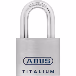 ABUS 96TI/50 KD, Lucchetto convenzionale, Blocco tasto, Chiusura diversa, Alluminio, Alluminio, Acciaio temprato