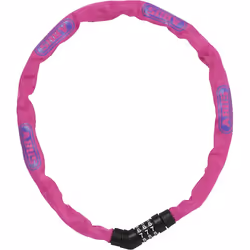 ABUS 4804C, Blocco per catena, Rosa, Plastica, Acciaio, Sintetico, Acciaio