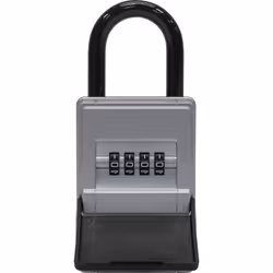 ABUS Mini KeyGarage 737, Metallo, Plastica, Zinco, Grigio, Blocco di combinazione, 95 x 62 x 38 mm, 484 g, Blister
