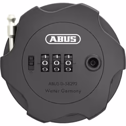 ABUS Combiflex Adventure, Antifurto, Nero, Acciaio, Acciaio, Combinazione a 3 cifre, 750 mm