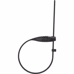 ABUS Combiflex TravelGuard - serratura per il fissaggio di caschi, passeggini, sci e bagagli cavo lungo 45 cm con codice comb ...
