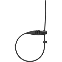 Abus - Combiflex TravelGuard - serratura per il fissaggio di caschi, passeggini, sci e bagagli cavo lungo 45 cm con codice combinazione nero