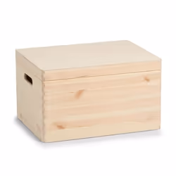 Zeller Present 13152, Armadietto portaoggetti, Naturale, Rettangolare, Legno di pino, Monocromatico, Universale