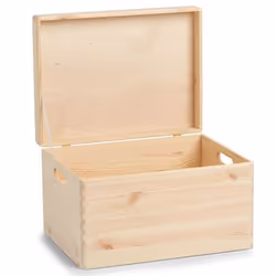 Zeller Present 13152 scatola di conservazione Armadietto portaoggetti Rettangolare Legno di pino Naturale