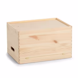 Zeller Present 13152 scatola di conservazione Armadietto portaoggetti Rettangolare Legno di pino Naturale
