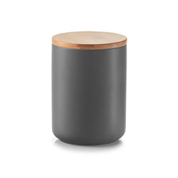 Zeller Present 19826 recipiente Rotondo Ceramica Antracite