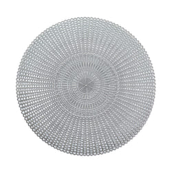 Zeller Present Cut out tovaglietta Rotondo Argento 1 pz