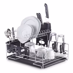 Zeller Present 27272 organizzatore di utensili da cucina e scolapiatti Supporto Libera installazione