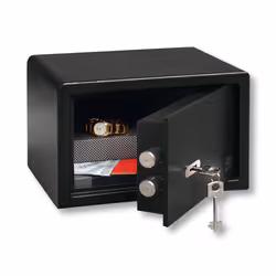 BURG-WÄCHTER PointSafe 2 S, Cassaforte a muro, Nero, Chiave piatta, 20,5 L, Metallo, Pavimento/parete