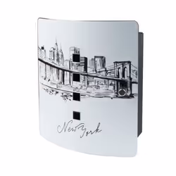 BURG-WÄCHTER 6204/10 NI SKYLINE NY, Portachiavi, Multicolore, Acciaio inox, Rettangolo, 210 mm, 240 mm