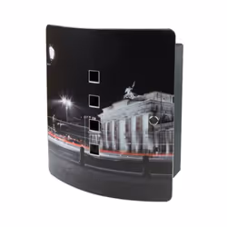 BURG-WÄCHTER 6204/10 NI BERLIN NACHT, Portachiavi, Multicolore, Acciaio inox, Rettangolo, 210 mm, 240 mm