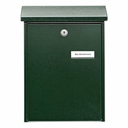 BURG-WÄCHTER Daily 5861 GR cassetta per la posta Verde Cassetta postale a parete Acciaio