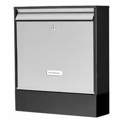 BURG-WÄCHTER Oxford-Set 68770 B+S cassetta per la posta Nero, Acciaio inox Cassetta postale a parete Acciaio inox, Acciaio - Vista aggiuntiva 6