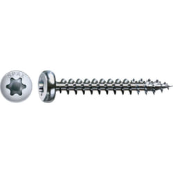 Vite universale wirox, 5 x 60 mm, 200 Stk., Filetto totale, Testa bombata, t-star plus, 4CUT, wirox - 0201010500605 - Spax