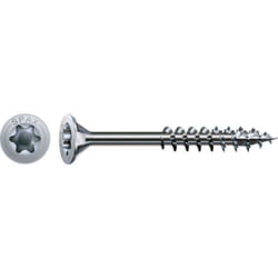Vite universale wirox, 5 x 80 mm, 200 Stk., Filetto parziale, Testa svasata, t-star plus, 4CUT, wirox - 0191010500805 - Spax