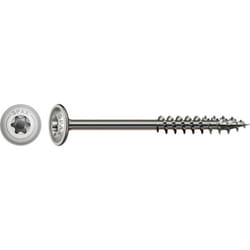 Vite per la costruzione in legno acciaio inossidabile A2, ø 6 mm,6 x 140 mm,100 Stk. - Profi Box - Spax