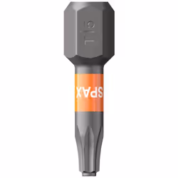 Dettagli tecnici Dimensione (Cacciavite) T 15 Dimensione del prodotto, lunghezza 25 mm Forza T-STAR plus Punta SPAX T-STAR pl ...