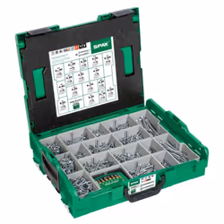 SPAX Valigetta di montaggio L-BOXX WIROX,1 Stk. - Cassetta gamma Numero dell'articolo: 5000009161019 EAN: 4003530247903 Descr ...