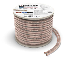 OEHLBACH SP-25 cavo audio 20 m Terminale Trasparente