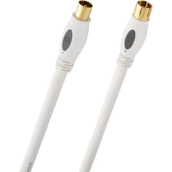 OEHLBACH D1C2815 cavo coassiale 10 m Bianco