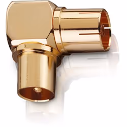 OEHLBACH Antenna AD 90, RF, RF, Maschio, Femmina, 90°, Oro