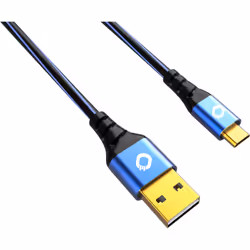 OEHLBACH USB Plus Micro cavo USB USB 2.0 0,5 m USB A Micro-USB B Nero, Blu