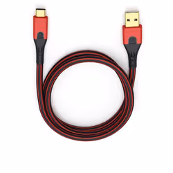 OEHLBACH Evolution C3, 3 m, USB A, USB C, USB 3.2 Gen 1 (3.1 Gen 1), Maschio/Maschio, Nero, Rosso