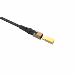 OEHLBACH USB Primus B cavo USB USB 2.0 0,5 m USB A USB B Nero, Oro - Vista aggiuntiva 2