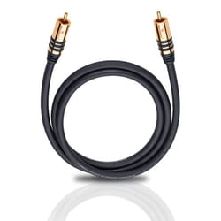 OEHLBACH 21531 cavo audio 1 m RCA Nero