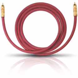 OEHLBACH 205410, RCA, Maschio, RCA, Maschio, 10 m, Bordeaux