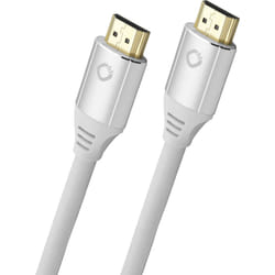 OEHLBACH Black Magic MKII cavo HDMI 1,5 m HDMI tipo A (Standard) Argento, Bianco