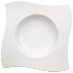 Villeroy & Boch 1025252709 Piatto fondo Quadrato Porcellana Bianco 1 pz