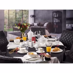 Villeroy & Boch White Pearl Piatto fondo Rotondo Porcellana Bianco 1 pz - Vista aggiuntiva 4