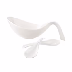 Villeroy & Boch Flow, Insalatiera, Melammina, Porcellana, Bianco, Personale, 1 persona(e), Bianco