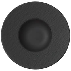 Villeroy & Boch Manufacture Rock Piatto fondo Rotondo Porcellana Nero 1 pz
