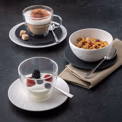 Villeroy & Boch Manufacture Rock Piatto per pane e burro Rotondo Porcellana Nero 1 pz - Vista aggiuntiva 3