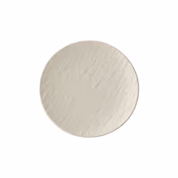Villeroy & Boch Manufacture Rock Blanc, Piatto per pane e burro, Rotondo, Porcellana, Bianco, Manufacture Rock, 15,5 cm